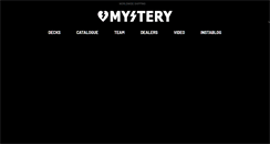 Desktop Screenshot of mysteryskateboards.com